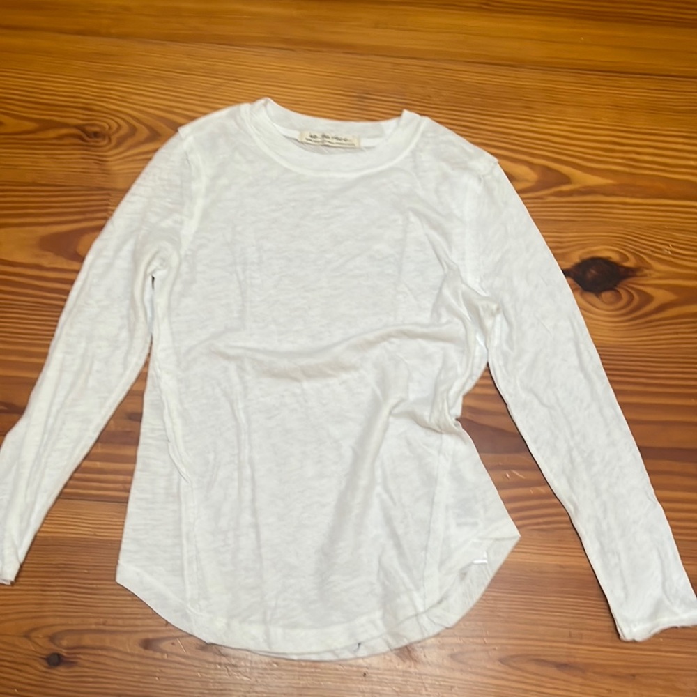 White Free People Longsleeve